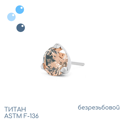 Топ Champagne безрезьбовой в лапках
